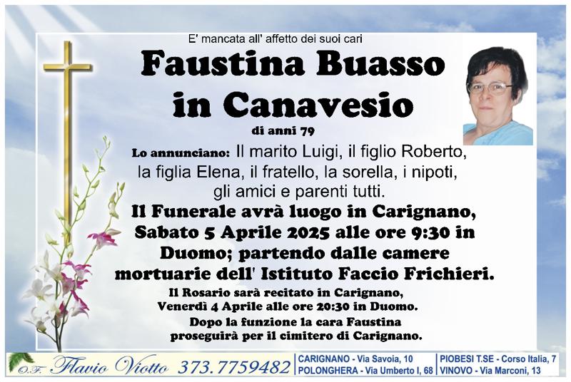 Buasso Faustina In Canavesio