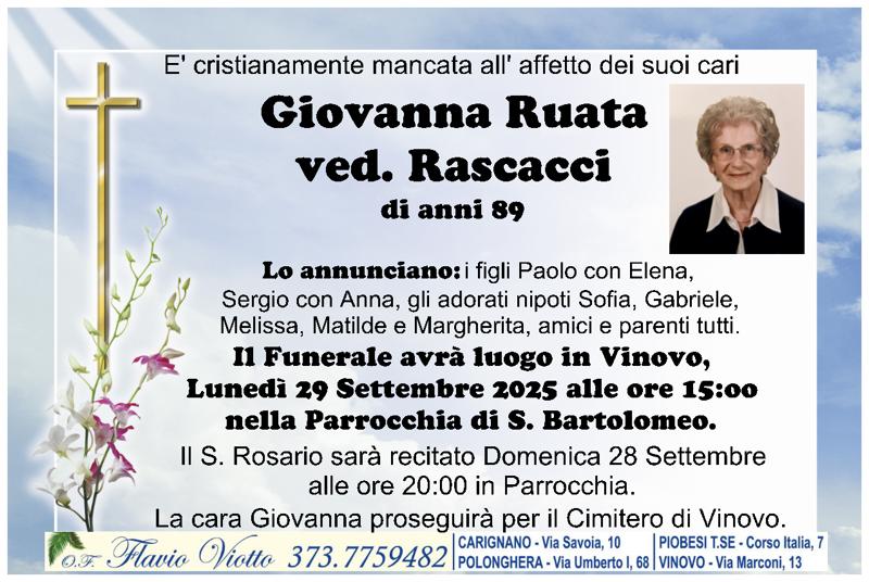 Giovanna Ruata Ved. Rascacci