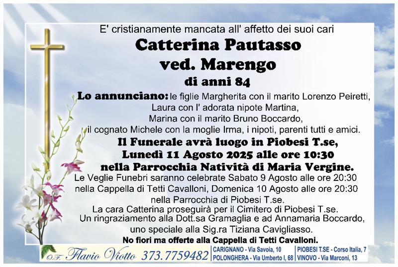 Pautasso Catterina Ved. Marengo