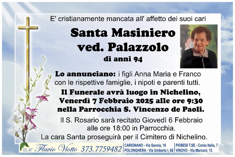 Santa Masiniero Ved. Palazzolo